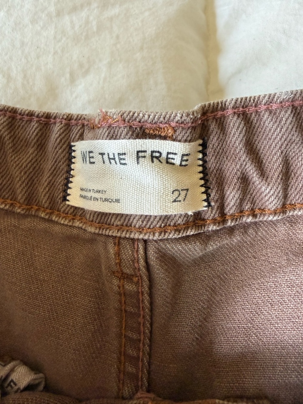 We The Free Free People Deep Trance in chocolate mousse . Size 27. Perfect. - Picture 3 of 9